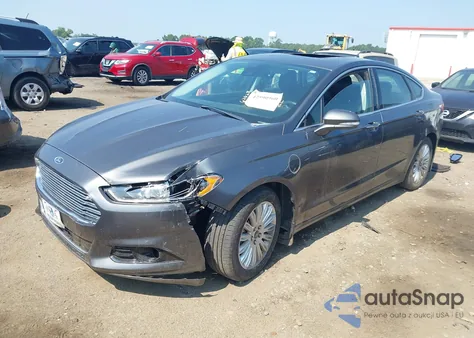 2015 Ford Fusion Energi Titanium from USA, damaged, VIN 3FA6P0SU1FR206433